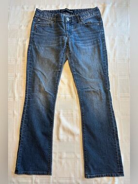 Express Ultra Low Rise Zelda Barely Boot Women's Size 2S Denim Jeans